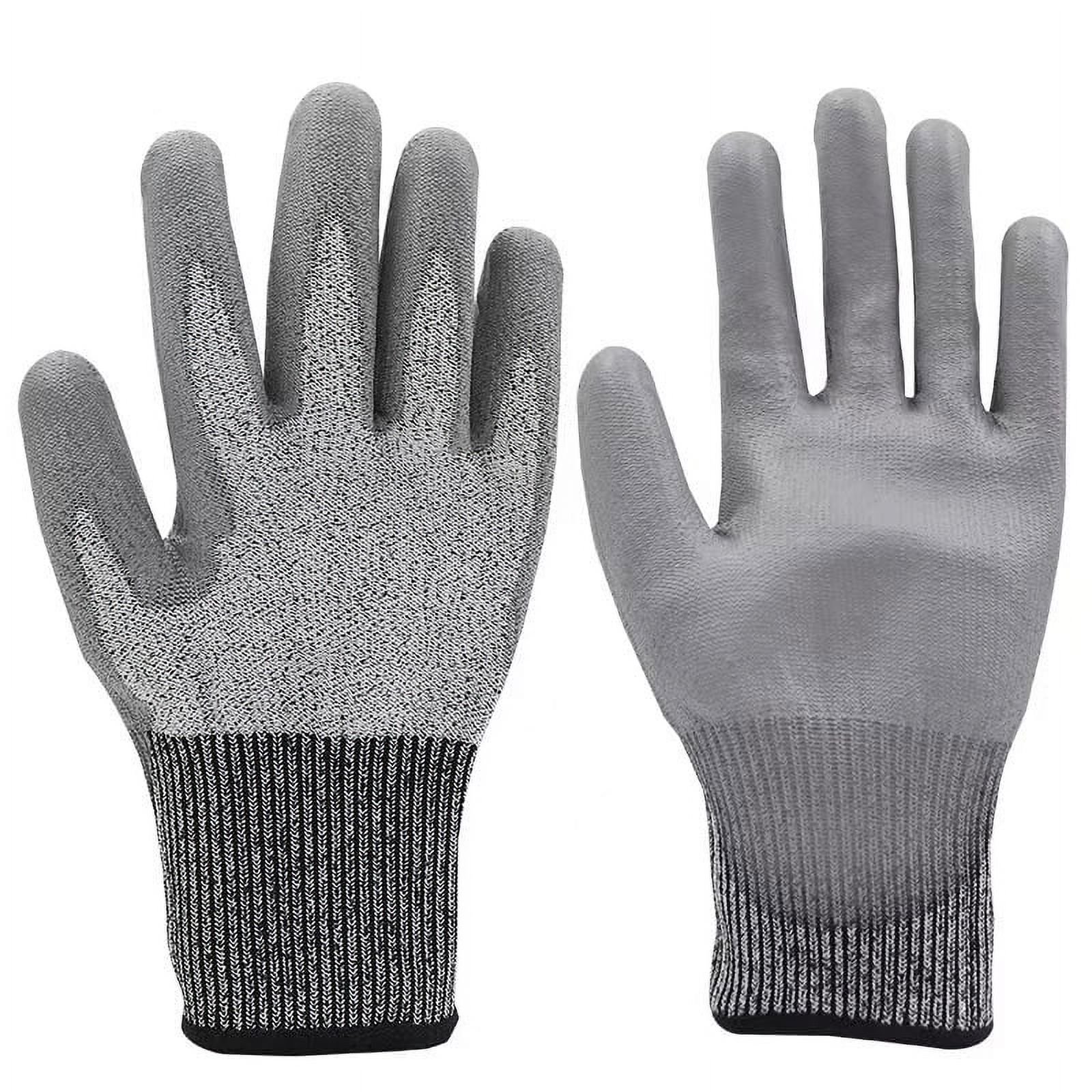 SR102-Cut resistant Polyurethane Palm Coated Glove