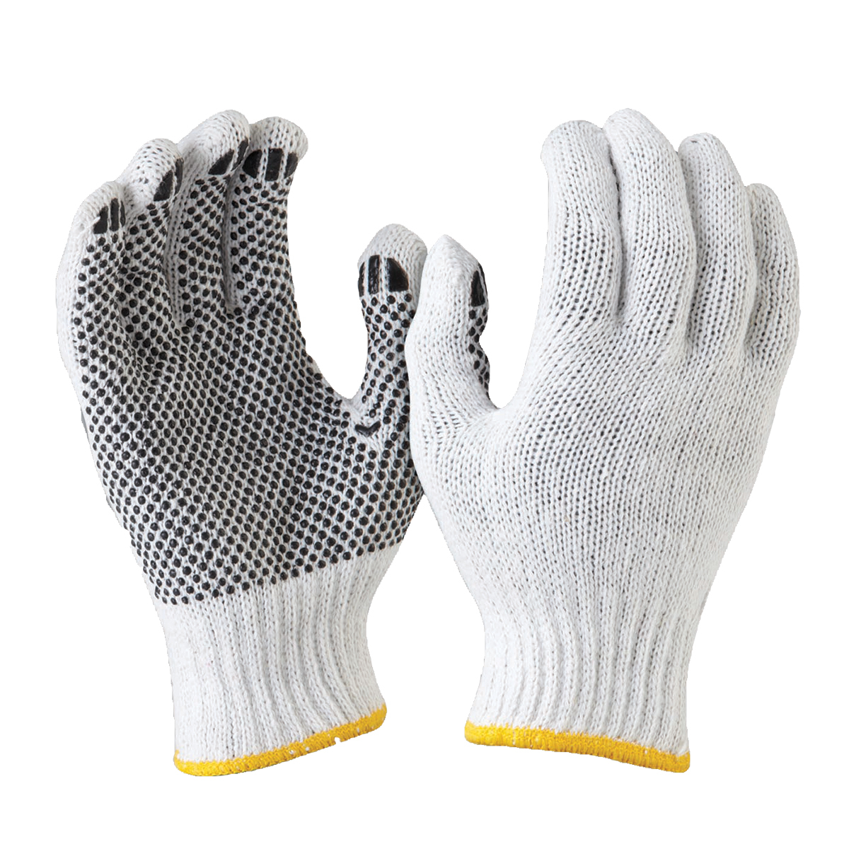 SR501-String Knitted Gloves with PVC Dots