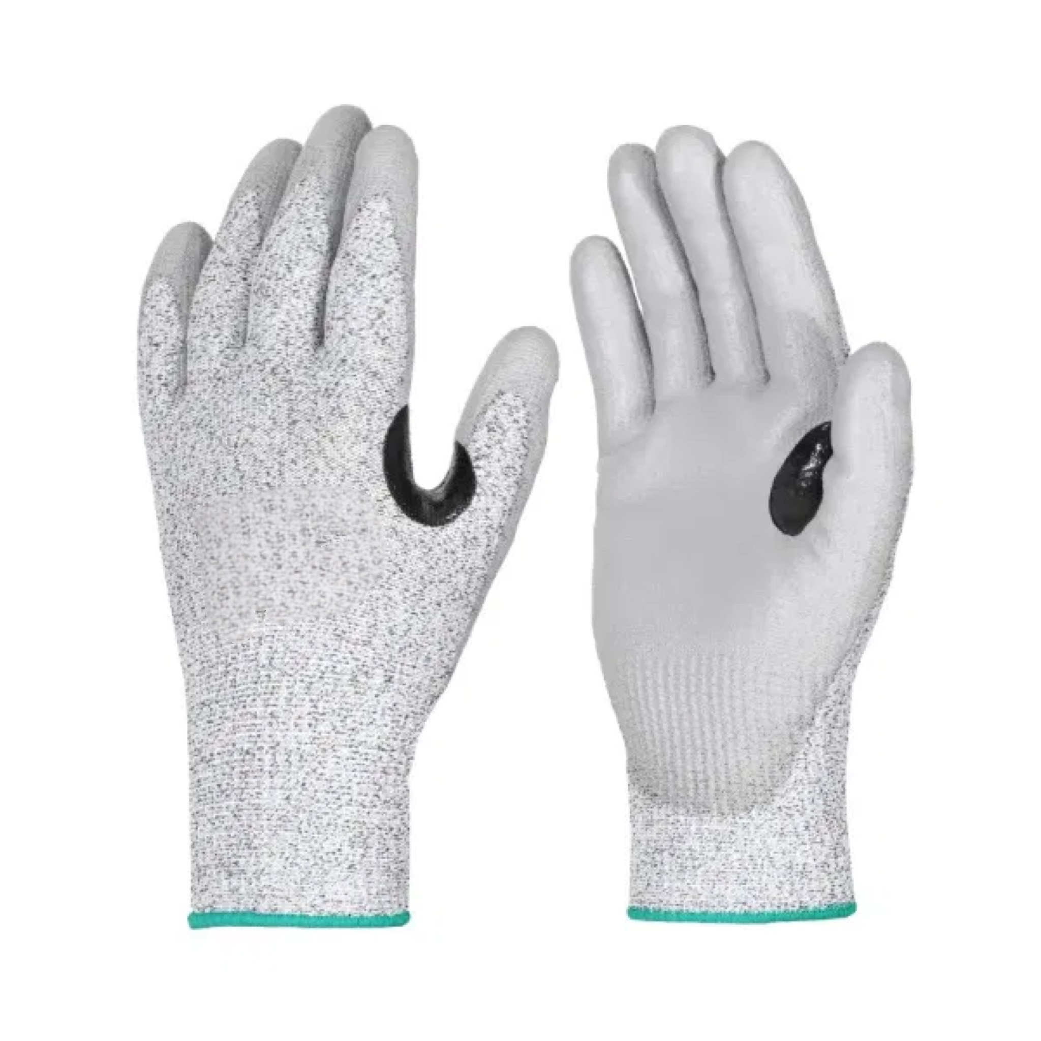 SR107-Cut resistant Polyurethane Palm Coated Glove With Reinforced Thumb Crotch 